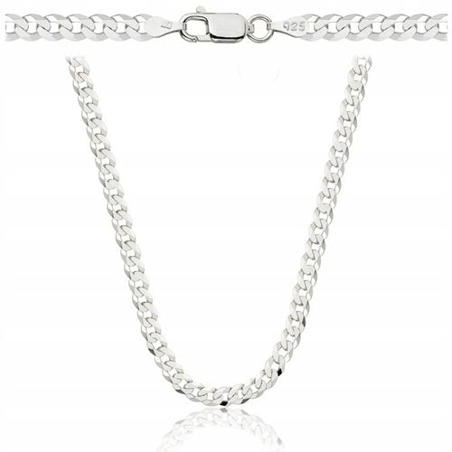 Łańcuszek Srebrny Męski Diamentowany Pancerka 3,80 mm pr 925 Grawer Gratis na Arena.pl