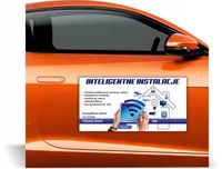 Magnes na samochód reklama magnetyczna GOTOWE WZORY INTELIGENTNE INSTALACJE