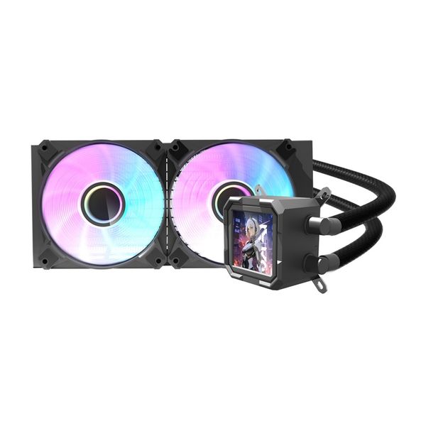 Chłodzenie Wodne Darkflash DV240S ARGB LCD DO CPU Intel i AMD zdjęcie 1
