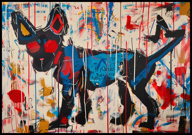 Plakat 100x70cm Miejski Pies zdjęcie 2