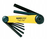 BAHCO Klucze imbusy calowe 3/32''-3/8'' Ampule