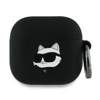 karl lagerfeld kla4runchk airpods 4      cover czarny/black silicone