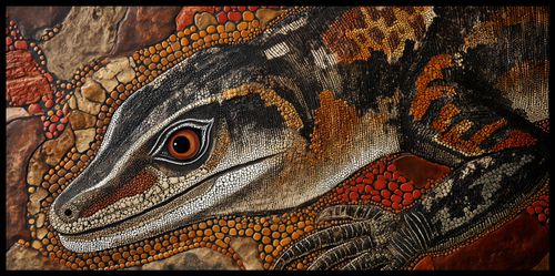 Plakat 91,3x44,5cm Oko Jaszczurki na Arena.pl