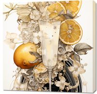 Obraz 90x90cm Esencja Cytrusów