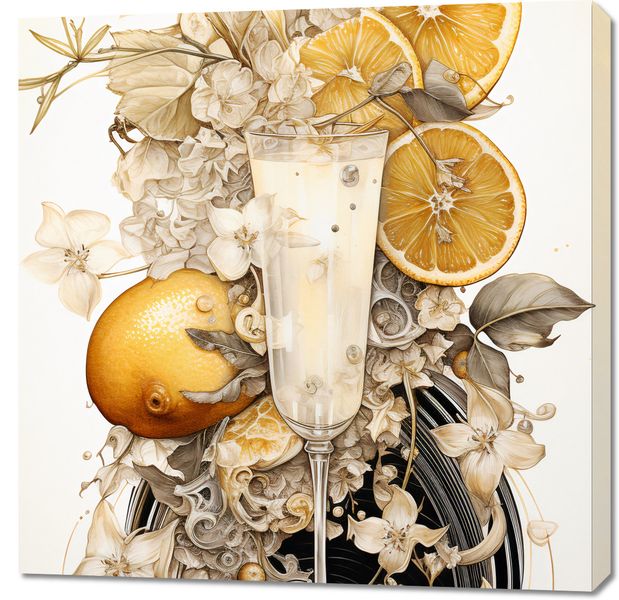 Obraz 90x90cm Esencja Cytrusów zdjęcie 1
