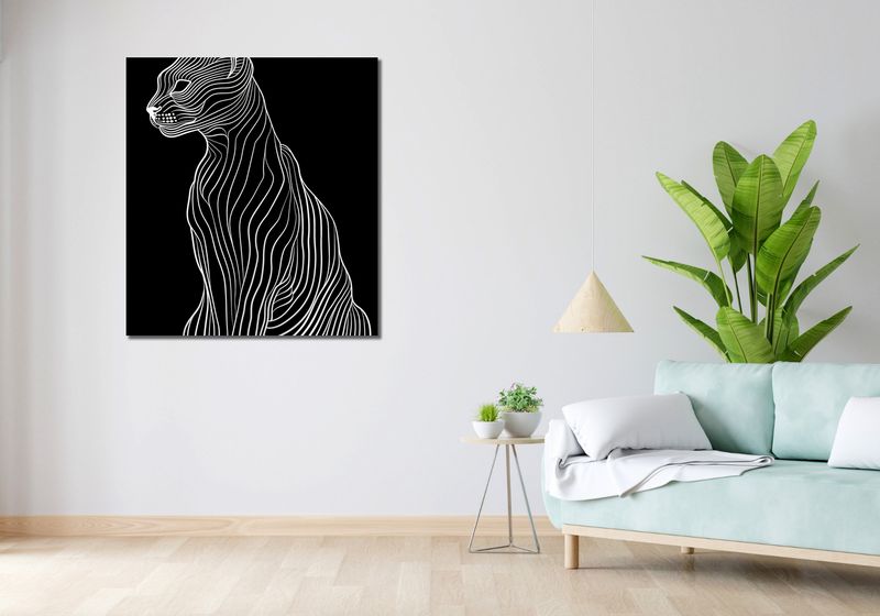 Obraz 90x100cm Minimalny Kontur zdjęcie 2