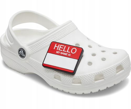 Przypinka Crocs Jibbitz Pin Do Butów Hello My Name na Arena.pl