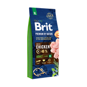 brit premium by nature adult xl z kurczakiem 15kg