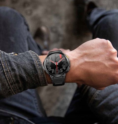 DUŻY zegarek męski SMARTWATCH GRAVITY z ROZMOWAMI DUŻA BATERIA 730mAh 1.85" na Arena.pl