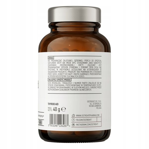 OstroVit Pharma Thyroid Aid 90 kapsułek zdjęcie 3