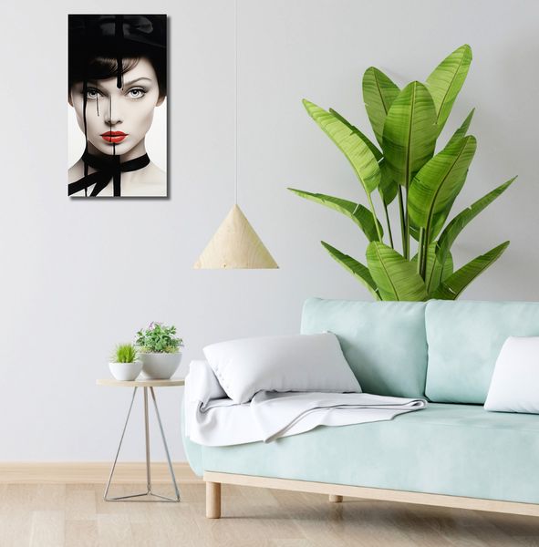 Obraz 30x60cm Atramentowa Aura zdjęcie 2