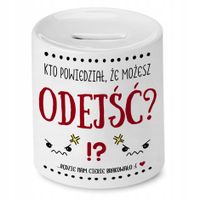 Skarbonka Na Pożegnanie Z Pracy Na Prezent Z Nadrukiem Ze Zdjęciem