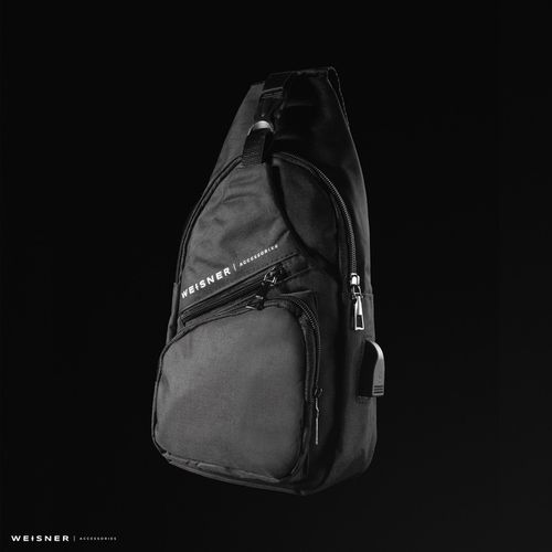 SASZETKA MĘSKA NA RAMIĘ TORBA NA RAMIĘ MĘSKA NERKA PLECAK BOX USB na Arena.pl