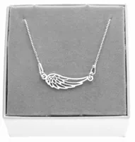 Srebrny naszyjnik skrzydełko skrzydła skrzydło ażur wings srebro 925 45 cm