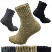 3x SKARPETY męskie Angora CIEPŁE Termiczne skarpetki ZIMOWE grube 43-46