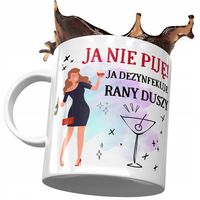 Kubek Śmieszny Zabawny Ja Nie Piję Prezent Z Nadrukiem Ze Zdjęciem