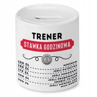 Dla Trenera Skarbonka Na Urodziny Na Prezent Z Nadrukiem Ze Zdjęciem