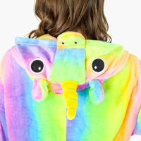 Kombinezon Onesies wielokolorowy mikrofibra ombre rozmiar M