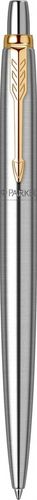 Długopis Parker Jotter Stalowy GT Złocenia Prezent na Walentynki z Grawerem na Arena.pl