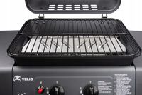 GRILL GAZOWY VELIO OGRODOWY RUSZT EMALIOWANY 5,4 KW PALNIK MOCNY STALOWY