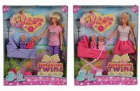 Lalka Steffi + Wózek + Dzieci 0605