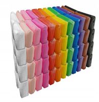 96x CIASTOLINA PLASTELINA GLINA PIANKOWA PIANKOLINA GLINA ZESTAW 96 el.