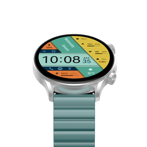 Smartwatch KIESLECT KR PRO silver na Arena.pl