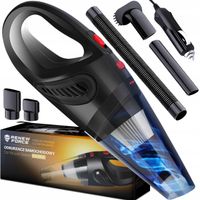 2X ODKURZACZ SAMOCHODOWY RĘCZNY MOCNY 120W 3,5M ZESTAW XL KOŃCÓWKI FILTR HE