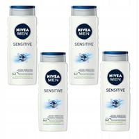 NIVEA MEN Sensitive żel pod prysznic 4x500 ml