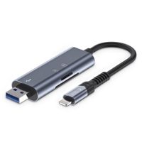 czytnik kart pamięci sd / micro sd ze złączem iphone lightning /