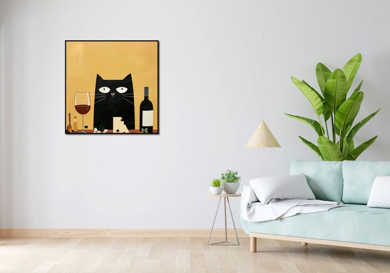 Plakat 80x80cm Gastronomiczna Uczta zdjęcie 4