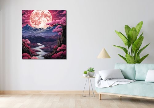 Obraz 90x100cm Różowa Kraina Marzeń na Arena.pl