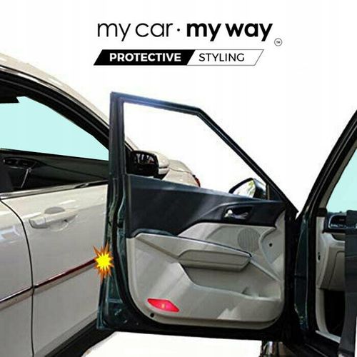 Mazda 2 - Listwy CZARNE Boczne Drzwi na Arena.pl