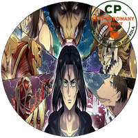 Opłatek na tort Atak Tytanów - Attack of Titans