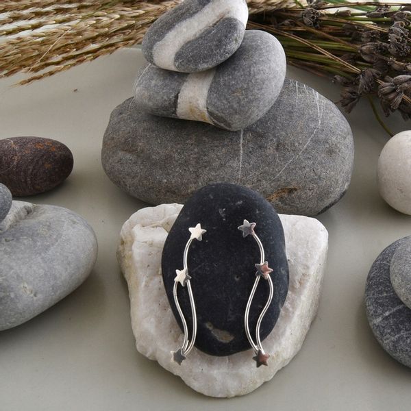 KOLCZYKI NAUSZNICE GWIAZDY GWIAZDKI STAR k2459 zdjęcie 3