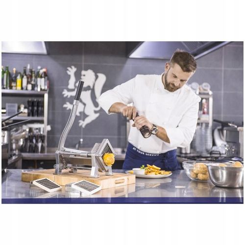 KRAJALNICA DO ZIEMNIAKÓW WARZYW FRYTEK 3 OSTRZA DO KROJENIA W SŁUPKI na Arena.pl