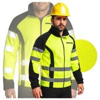 POLAR ROBOCZY męski Odblaskowy Bluza polarowa męska Ocieplana żółta BHP