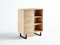 KOMODA LOFT INDUSTRIALNA 80 1D CRAFT ZŁOTY / MAT