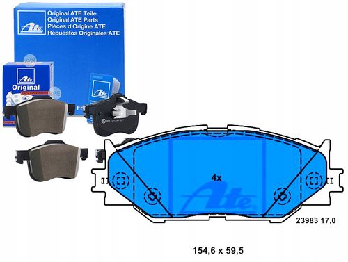 KLOCKI HAM PRZOD LEXUS IS220D 05- ATE na Arena.pl