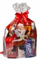 Torebki foliowe opakowania celofanowe ŚWIĄTECZNE CZERWONE 40x57 100 szt.