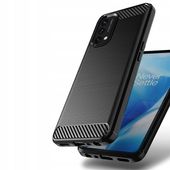 carbon case elastyczne etui pokrowiec oneplus nord n200 5g czarny