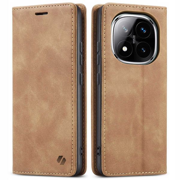 Spacecase Wallet Poco X7/Rm Note 14 Pro/Pro+ 5G Brown zdjęcie 5