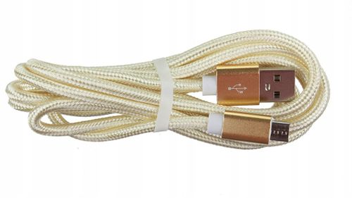 Kabel Micro USB 3m Samsung Ładowarka Nylon na Arena.pl