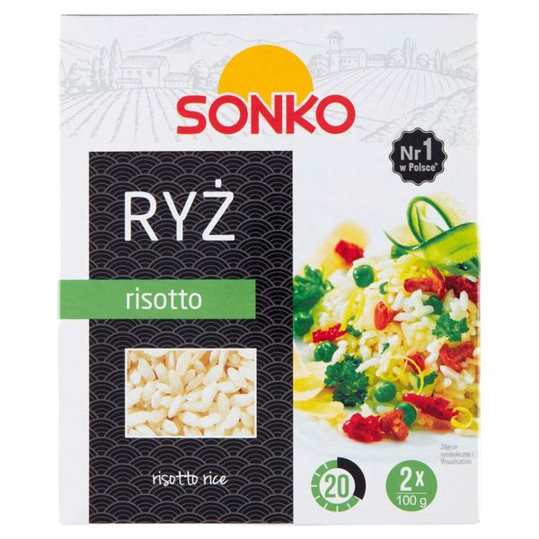 Sonko Ryż risotto 200 g (2 x 100 g) zdjęcie 1