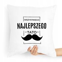 Poduszka Prezent Dla Taty Wszystkiego Najlepszego Z Nadrukiem Ze Zdjęciem