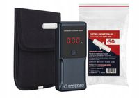 PRECYZYJNY Alkomat BACscan F-50 Ultra z kalibracją Zestaw PRO+ 50 ustników