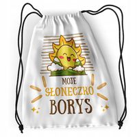 Plecak Sportowy Szkolny Dla Borysa Syna Dziecka Z Nadrukiem Ze Zdjęciem