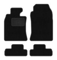 Dywaniki samochodowe welurowe do: Mini Cooper R52 2004-2008 cabrio czarne