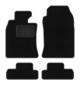 Dywaniki samochodowe welurowe do: Mini Cooper R52 2004-2008 cabrio czarne