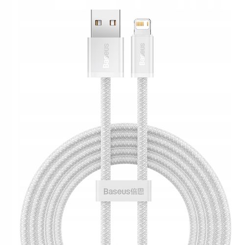 Kabel USB do Lightning Baseus Dynamic, 2.4A, 2m (biały) na Arena.pl